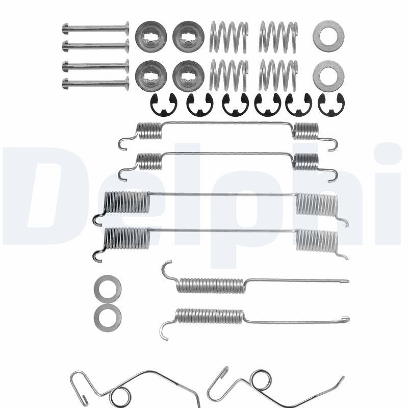 Delphi Zubehörsatz, Bremsbacken [Hersteller-Nr. LY1168] für Ford, Mazda, Lti