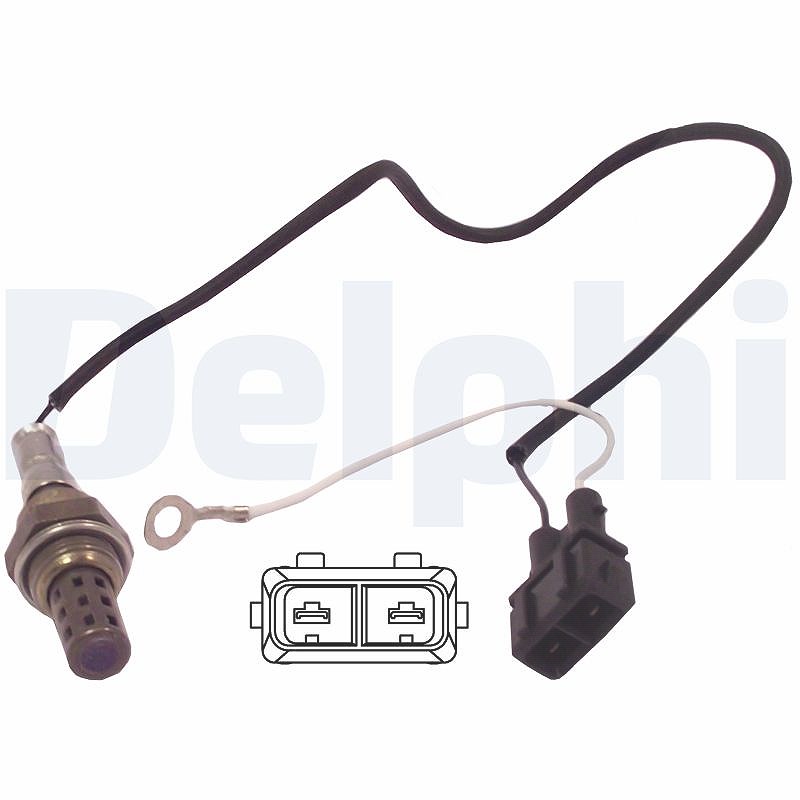 Delphi Lambdasonde [Hersteller-Nr. ES10998-12B1] für VW, Seat