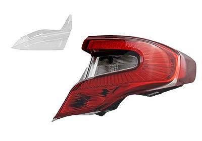 Van Wezel Heckleuchte [Hersteller-Nr. 1717924] für Fiat
