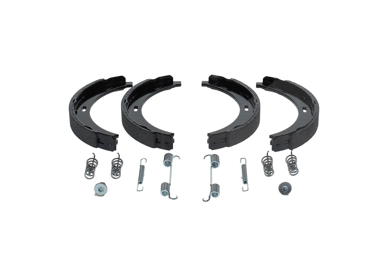 Bosch Bremsbackensatz, Feststellbremse [Hersteller-Nr. 0986487582] für Mercedes-Benz, Chrysler