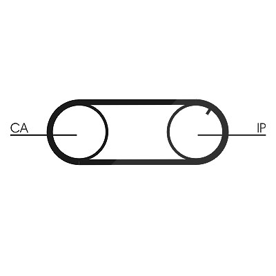 Continental Ctam Zahnriemensatz [Hersteller-Nr. CT704K2PRO] für VW, Audi, Volvo