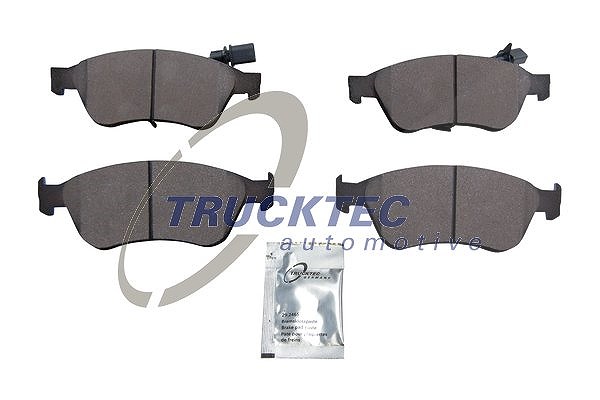 Trucktec Automotive Bremsbelagsatz, Scheibenbremse [Hersteller-Nr. 07.35.241] für VW, Audi
