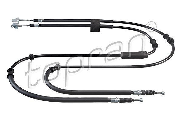 Topran Seilzug, Feststellbremse [Hersteller-Nr. 207375] für Opel, Vauxhall