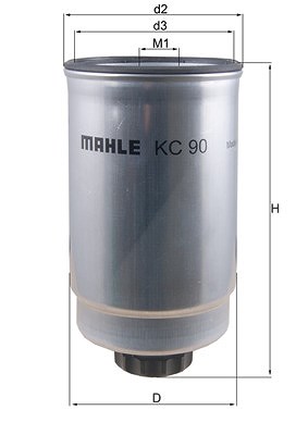 Mahle Kraftstofffilter [Hersteller-Nr. KC90] für Ldv, Metrocab, Ford