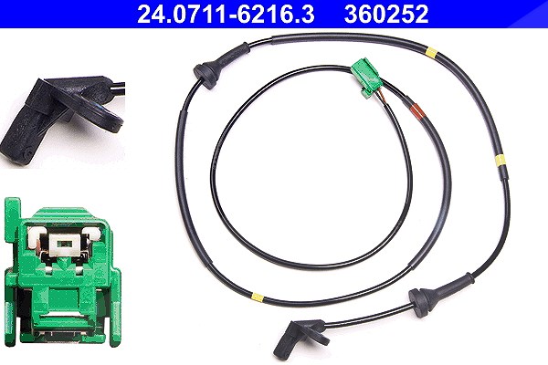 Ate Sensor, Raddrehzahl [Hersteller-Nr. 24.0711-6216.3] für Volvo