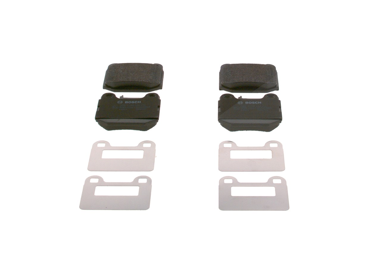 Bosch Bremsbelagsatz, Scheibenbremse [Hersteller-Nr. 0986494410] für Mercedes-Benz