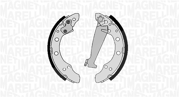 Magneti Marelli Bremsbacke [Hersteller-Nr. 360219196625] für Skoda, Seat, Audi, VW, Geely