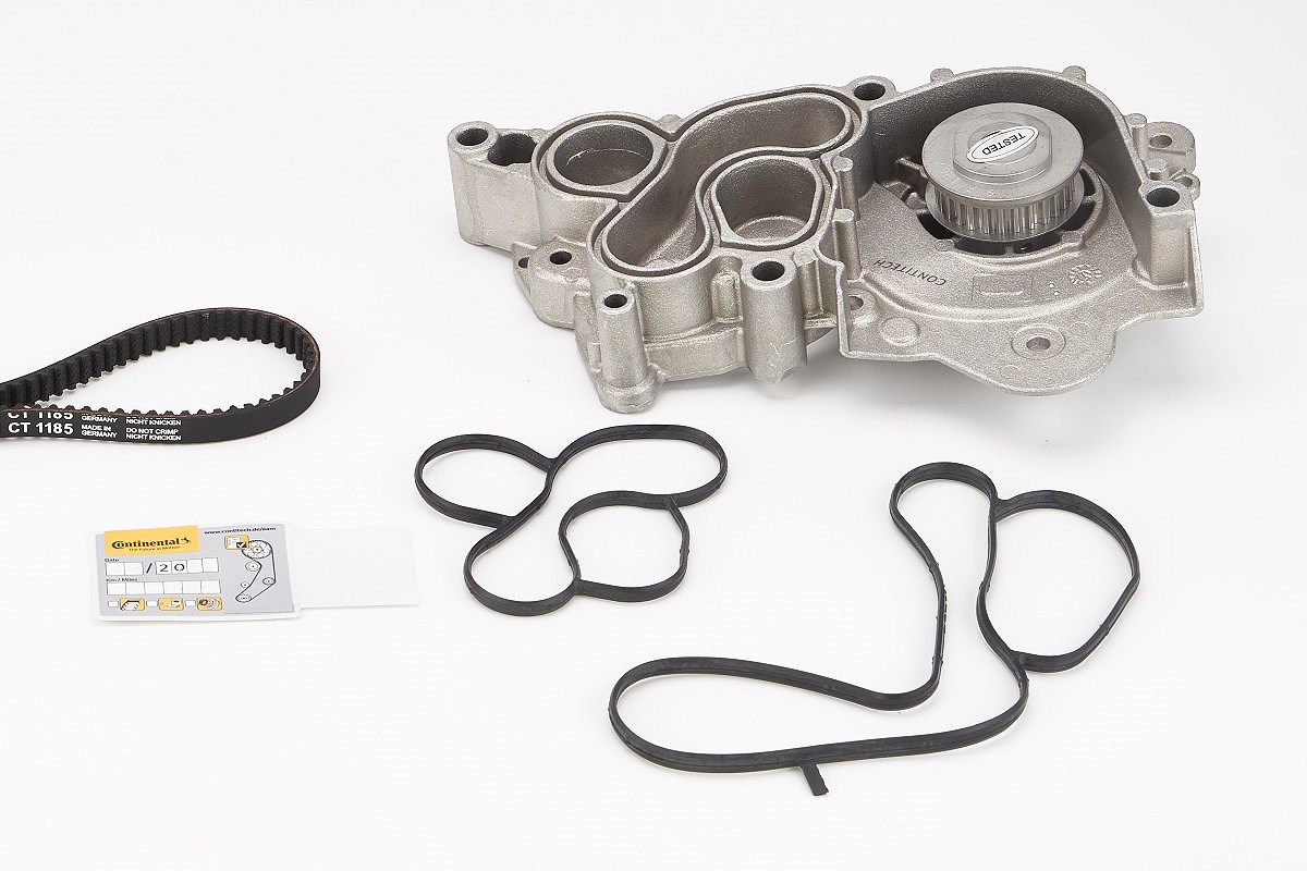 Continental Ctam Wasserpumpe + Zahnriemensatz [Hersteller-Nr. CT1185WP1] für Skoda, Seat, VW