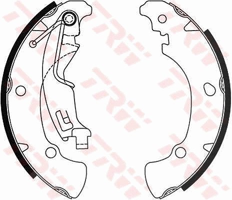 Trw Bremsbackensatz [Hersteller-Nr. GS8488] für Lancia, Fiat