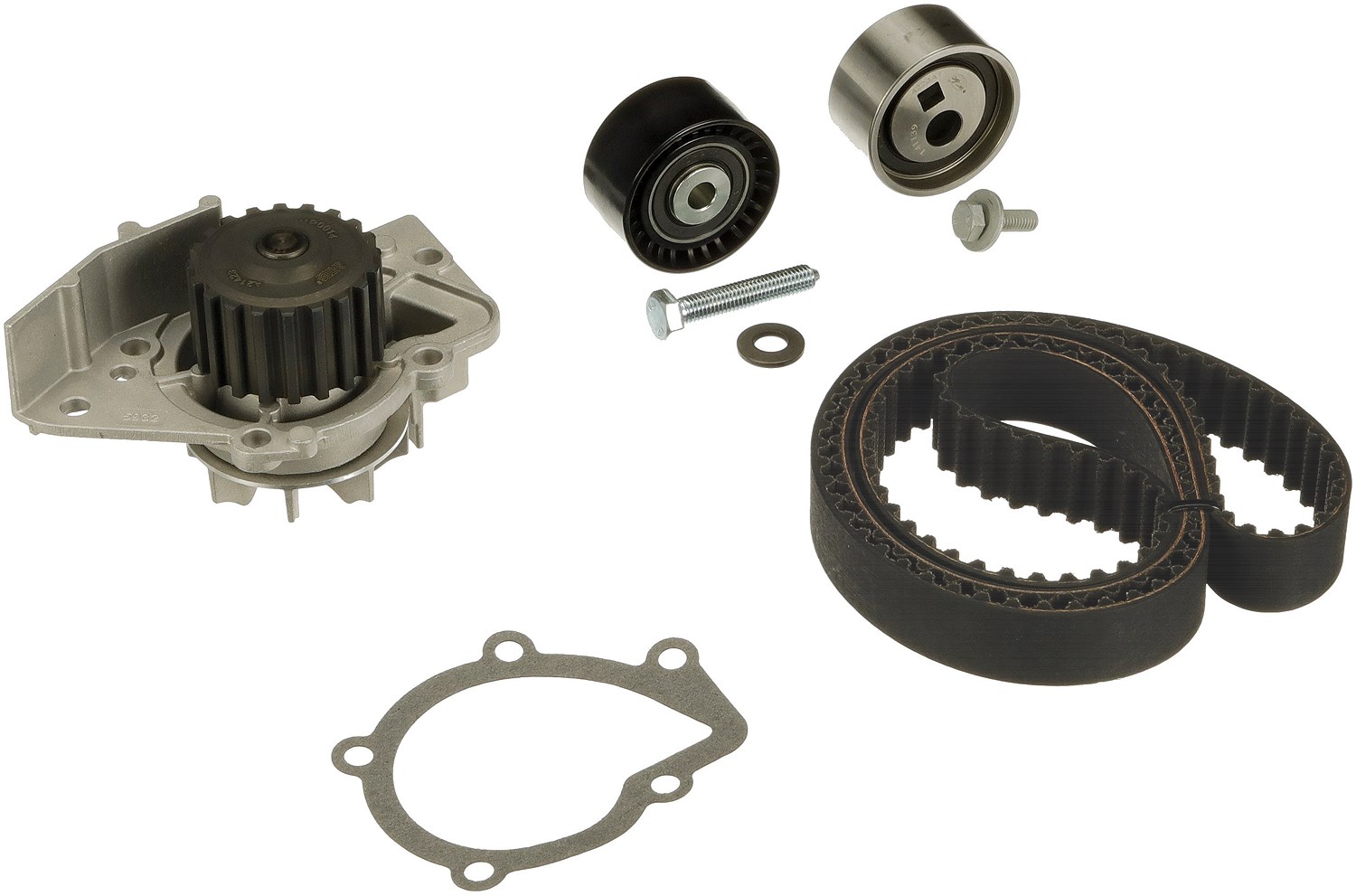 Gates Wasserpumpe + Zahnriemensatz [Hersteller-Nr. KP35524XS] für Lancia, Citroën, Fiat, Santana, Suzuki, Peugeot
