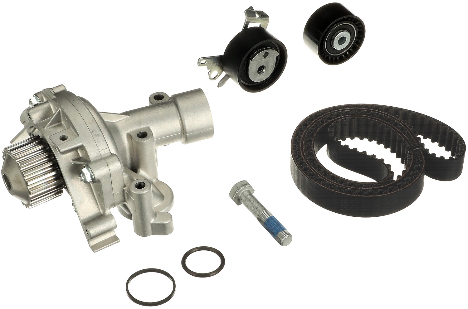 Gates Wasserpumpe + Zahnriemensatz [Hersteller-Nr. KP15608XS] für Citroën, Peugeot