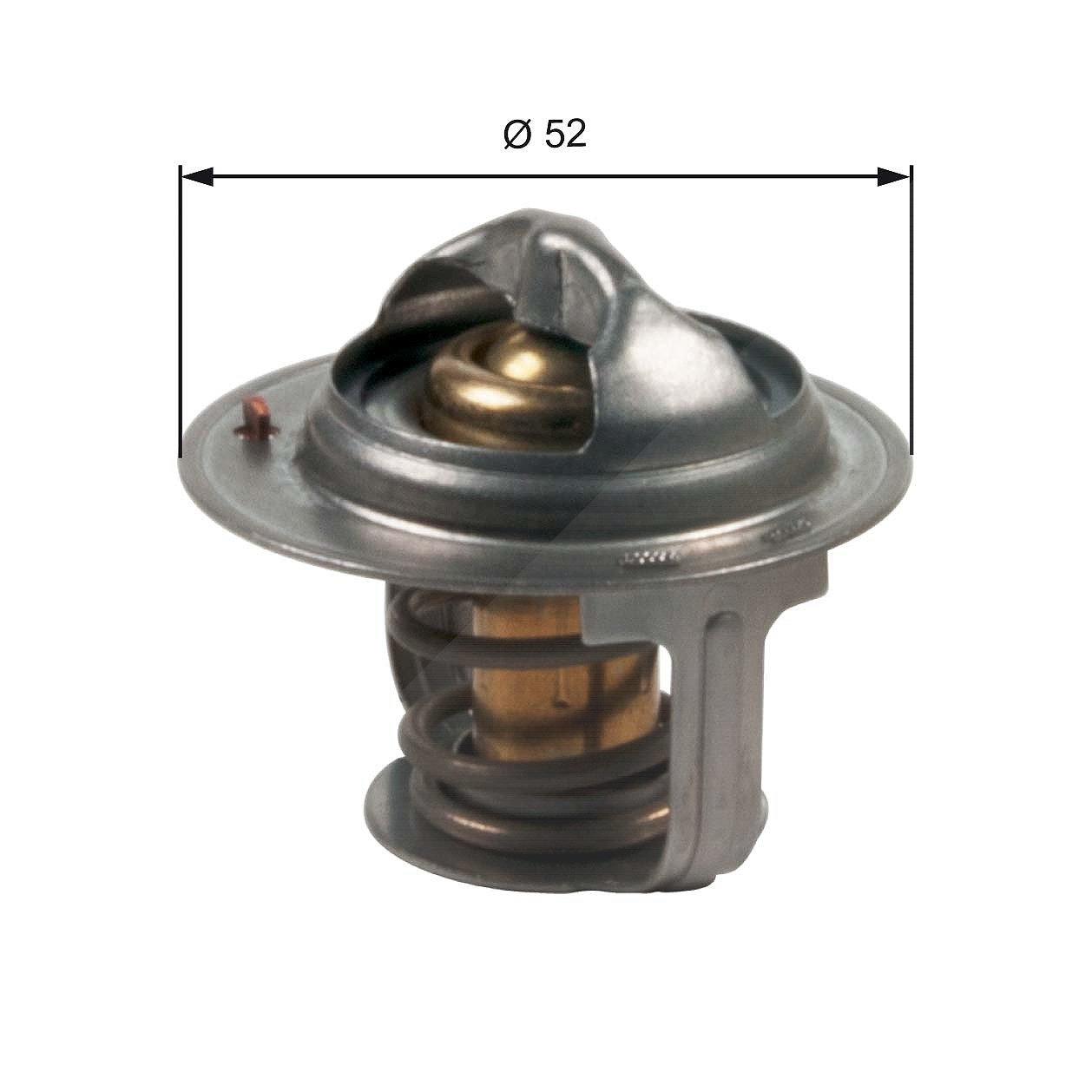 Gates Thermostat, Kühlmittel [Hersteller-Nr. TH47188G1] für Suzuki, Fiat