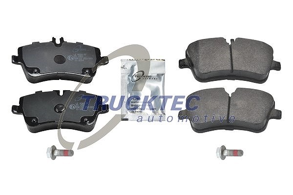 Trucktec Automotive Bremsbelagsatz, Scheibenbremse [Hersteller-Nr. 02.35.108] für Mercedes-Benz