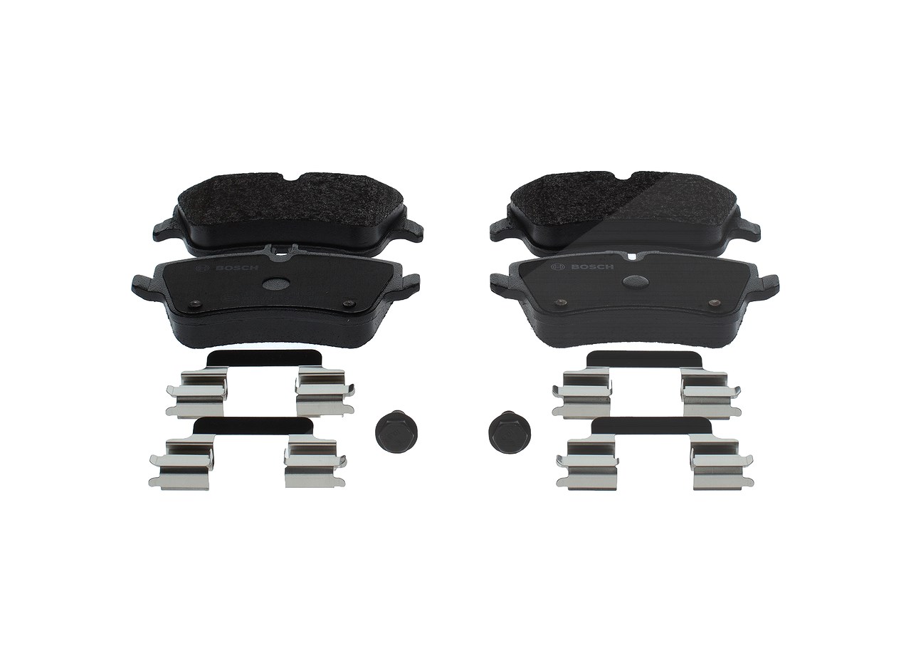 Bosch Bremsbelagsatz, Scheibenbremse [Hersteller-Nr. 0986494607] für Mercedes-Benz, Audi