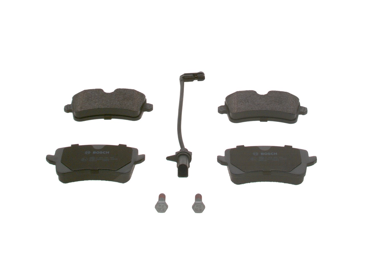 Bosch Bremsbeläge hinten (Satz) [Hersteller-Nr. 0986494488] für Porsche, Audi