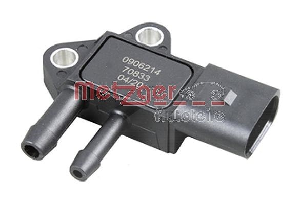 Metzger Autoteile Sensor, Abgasdruck [Hersteller-Nr. 0906214] für Audi, VW, Skoda, Seat