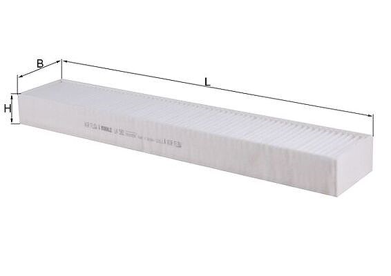 Mahle Filter, Innenraumluft [Hersteller-Nr. LA582] für Mercedes-Benz