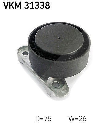 Skf Spannrolle, Keilrippenriemen [Hersteller-Nr. VKM31338] für VW, Skoda, Seat
