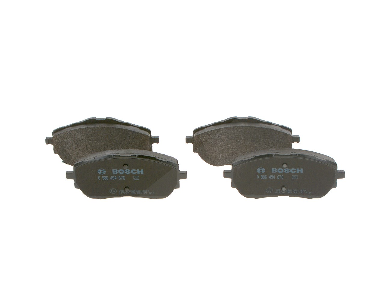 Bosch Bremsbelagsatz, Scheibenbremse [Hersteller-Nr. 0986494676] für Toyota