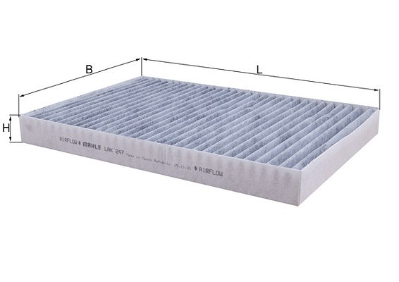 Mahle Filter, Innenraumluft [Hersteller-Nr. LAK247] für Chrysler