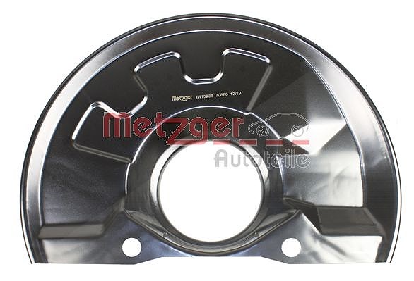 Metzger Autoteile Spritzblech, Bremsscheibe [Hersteller-Nr. 6115238] für Mitsubishi, Volvo