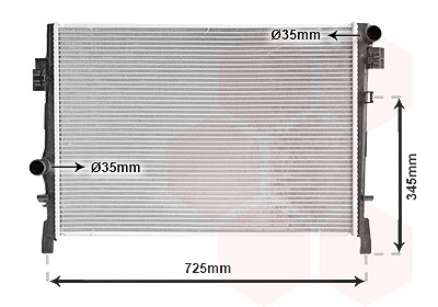 Van Wezel Kühler, Motorkühlung [Hersteller-Nr. 07002105] für Dodge