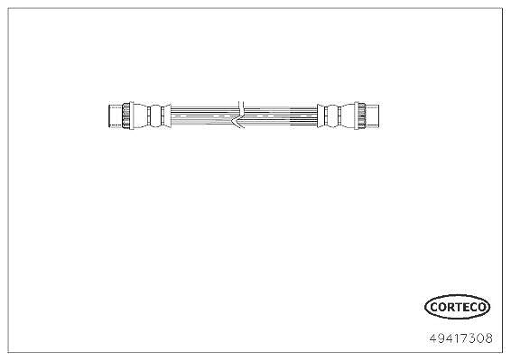 Corteco Bremsschlauch [Hersteller-Nr. 49417308] für Renault