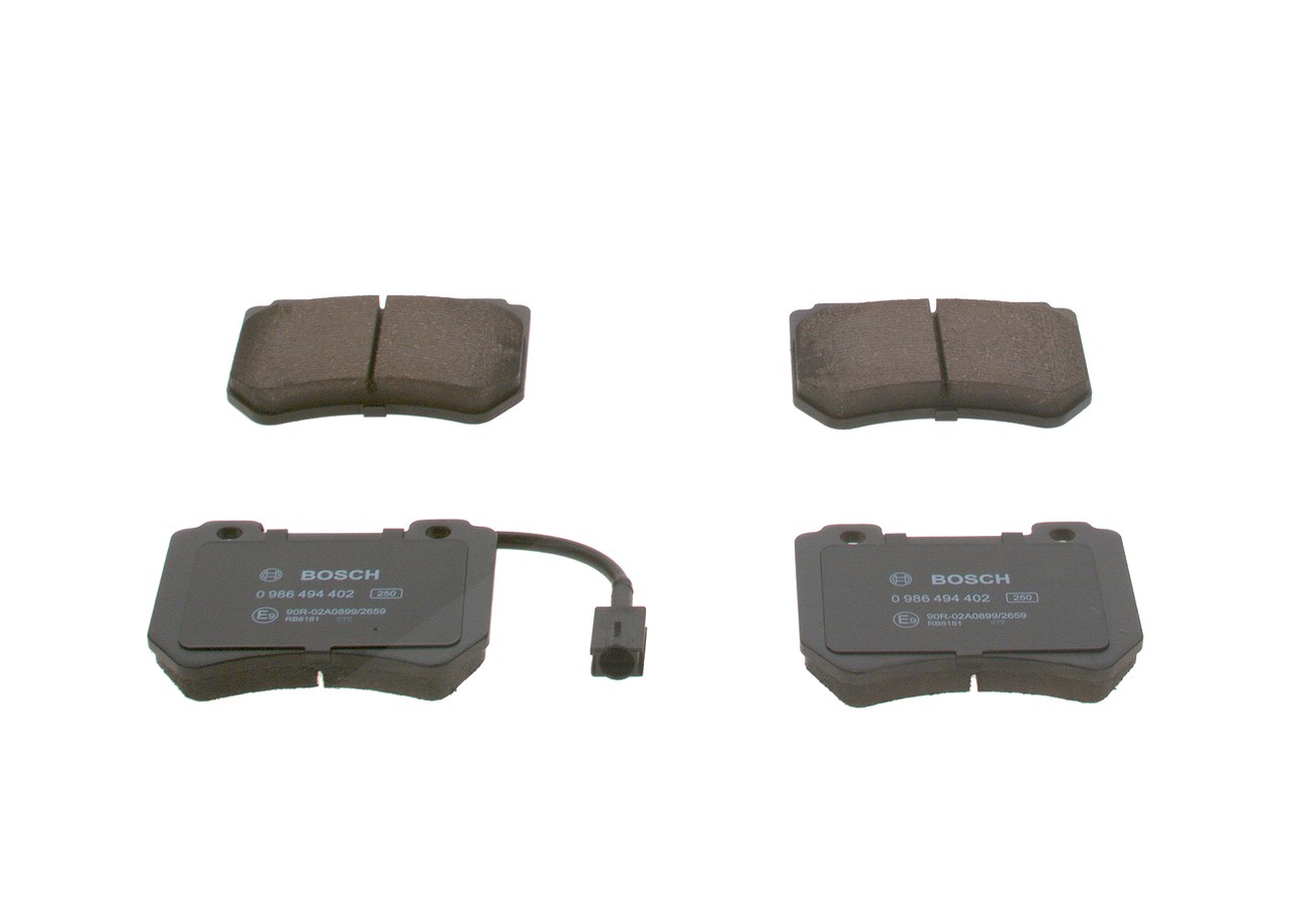 Bosch Bremsbelagsatz, Scheibenbremse [Hersteller-Nr. 0986494402] für Alfa Romeo, BMW