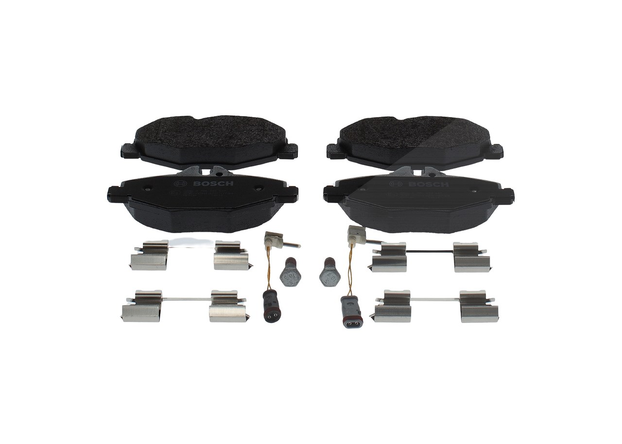 Bosch Bremsbelagsatz, Scheibenbremse [Hersteller-Nr. 0986494647] für Mercedes-Benz