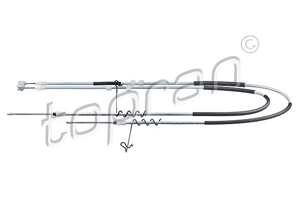 Topran Seilzug, Feststellbremse [Hersteller-Nr. 302776] für Ford