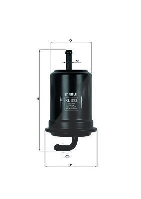 Mahle Kraftstofffilter [Hersteller-Nr. KL523] für Suzuki