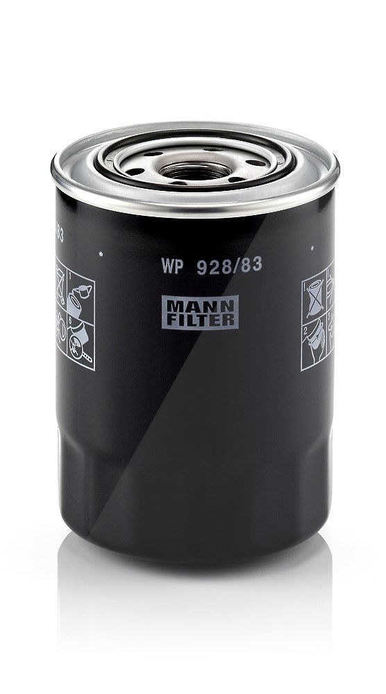 Mann-filter Ölfilter [Hersteller-Nr. WP928/83] für Hyundai, Galloper, Mitsubishi