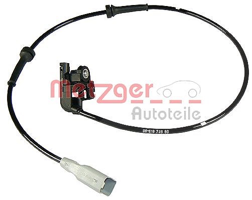 Metzger Autoteile Sensor, Raddrehzahl [Hersteller-Nr. 0900538] für Citroën, Peugeot