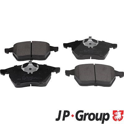 Jp Group Bremsbeläge vorne (Satz) [Hersteller-Nr. 1163605110] für Seat, Skoda, VW, Audi