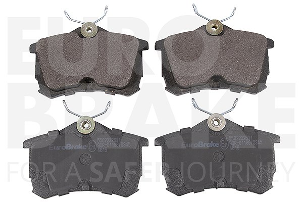 Eurobrake Bremsbelagsatz Hinterachse [Hersteller-Nr. 5502222631] für Honda