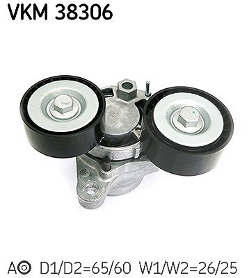 Skf Spannrolle, Keilrippenriemen [Hersteller-Nr. VKM38306] für BMW