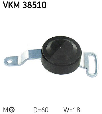Skf Spannrolle, Keilrippenriemen [Hersteller-Nr. VKM38510] für Smart