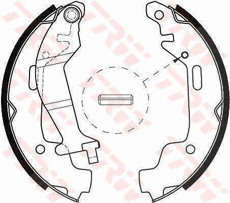 Trw Bremsbackensatz [Hersteller-Nr. GS8468] für Opel, Vauxhall