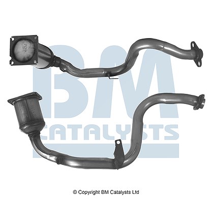 Bm Catalysts Katalysator mit Anbauteilen [Hersteller-Nr. BM90905H] für Peugeot, Citroën
