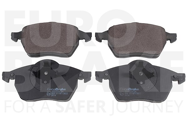Eurobrake Bremsbeläge vorne (Satz) [Hersteller-Nr. 5502224734] für Skoda, Audi, Seat, VW