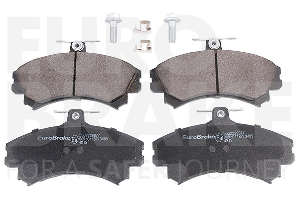 Eurobrake Bremsbelagsatz Vorderachse [Hersteller-Nr. 5502229977] für Volvo, Proton, Mitsubishi, Smart