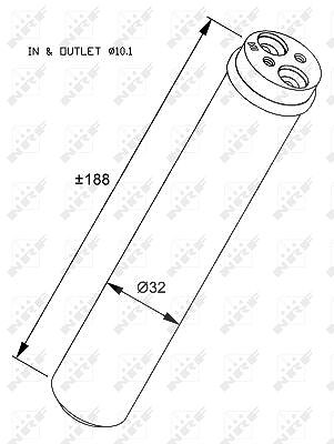 Nrf Trockner Klimaanlage [Hersteller-Nr. 33284] für Opel, Vauxhall