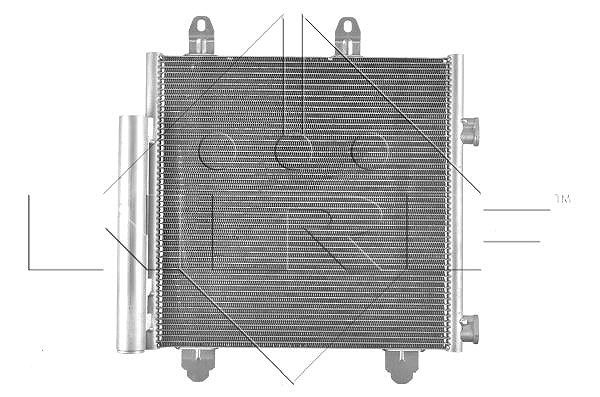 Nrf Kondensator, Klimaanlage [Hersteller-Nr. 350231] für Citroën, Toyota, Peugeot