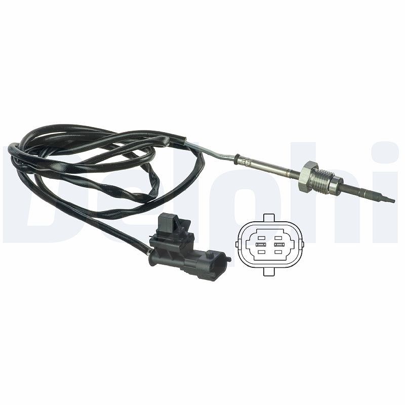 Delphi Sensor, Abgastemperatur [Hersteller-Nr. TS30024] für Opel, Vauxhall