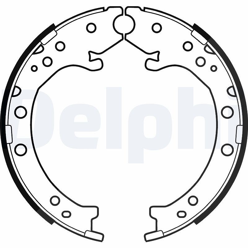 Delphi LS2034 Bremsbackensatz für Feststellbremse Bremsbackensatz für Honda - Bild 7