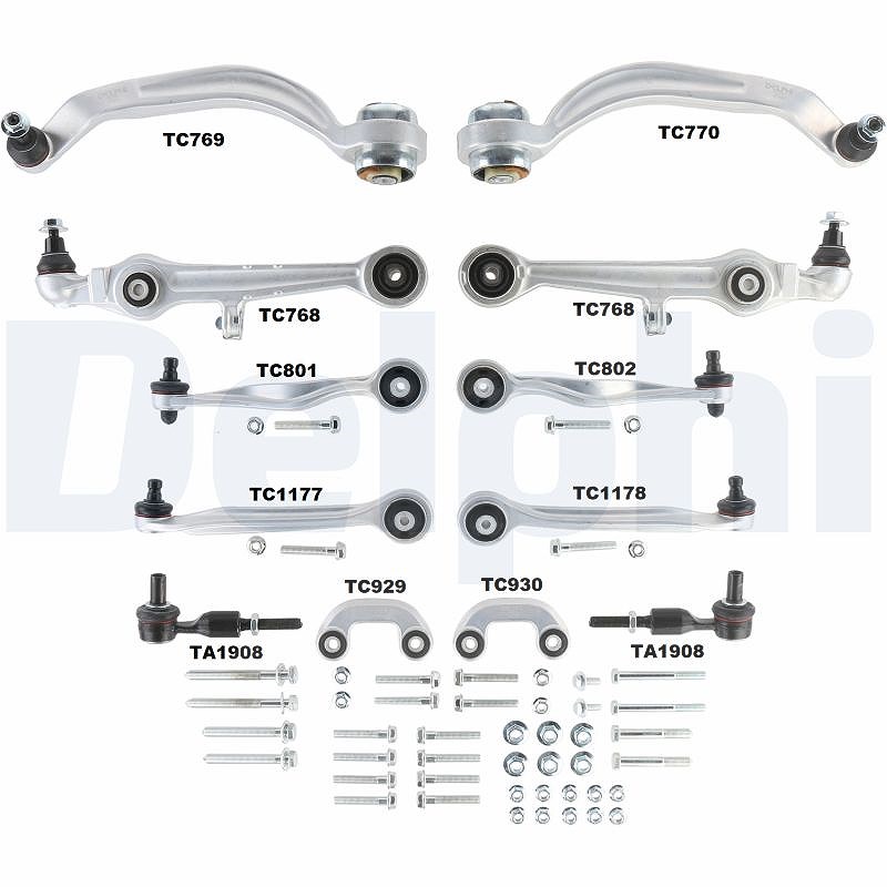 Delphi Reparatursatz, Querlenker [Hersteller-Nr. TC1400KIT] für Audi, VW