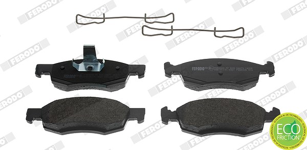Ferodo Bremsbelagsatz, Scheibenbremse [Hersteller-Nr. FDB4035] für Renault, Dacia
