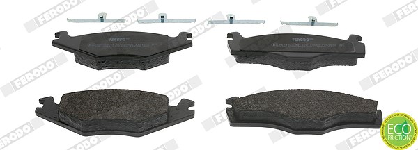 Ferodo Bremsbelagsatz, Scheibenbremse [Hersteller-Nr. FDB1072] für VW, Seat