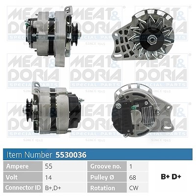 Meat & Doria Generator [Hersteller-Nr. 5530036] für Fiat