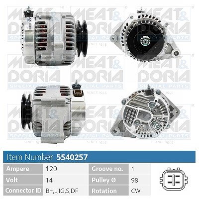 Meat & Doria Generator [Hersteller-Nr. 5540257] für Toyota
